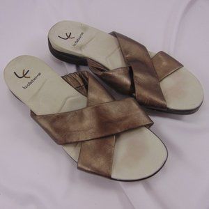 LIZ CLAIBORNE Women's Alisa Slip On Leather Sandal